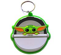 Star Wars Baby Yoda Mandalorian Fantasy Keyring 6.5 x 6 cm, multicoloured, 6 cm, Pop Culture
