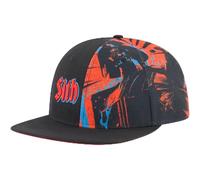 STAR WARS Unisex's Baseball Cap, Sith Graphics Adult Snapback Hat with Flat Brim, Black, One Size