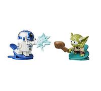 Star Wars Battle Bobblers R2-D2 Vs Yoda Clippable Battling Action Figure 2-Pack, Bobbling Toys for Kids Ages 4 and Up