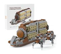 Star Wars Battle Droids Platoon Attack Craft Custom Build + 32 Battle Droids + 2 Droideka