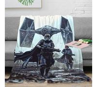 Star Wars Bedding Throw 3D Printed Stormtrooper Blanket Lightweight Fluffy Plush Gifts Soft Cozy for Kids Teens Adults for Boys Girls All Season Couch Sofa 70x80inch(180x200cm)
