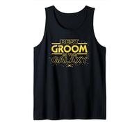 Star Wars Best Groom in the Galaxy Honeymoon Wedding Party Tank Top