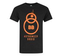 Star Wars Black Bb-8 Short Sleeved T-Shirt Mens