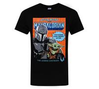 Star Wars Black Grogu Short Sleeved T-Shirt Mens