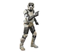 Star Wars The Black Series Carbonized Collection Scout Trooper Toy 15-cm-Scale The Mandalorian Collectible Figure for Kids Ages 4 and Up