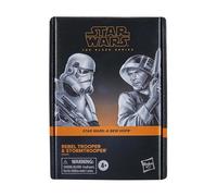 STAR WARS The Black Series Rebel Trooper & Stormtrooper, A New Hope Collectible 6 Inch Action Figure 2-Pack