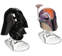 STAR WARS Black Series Titanium Series Sabine Wren and Darth Vader Helmets