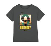Star Wars Boba Fett 9th Birthday Space Unisex Kids T Shirt, Charcoal, 3-4 Years
