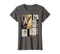 Star Wars Boba Fett Concept Sketches T-Shirt, Women, Asphalt Grey, X-Small