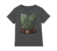 Star Wars Boba Fett Costume Kids T-Shirt Charcoal