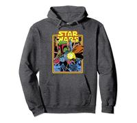 Star Wars Boba Fett Ready To Fire Vintage Comic Cover Pullover Hoodie