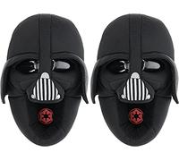 Star Wars - Boba Fett Slippers, Darth Vader, Stormtrooper, Chewbacca Indoor Costume for Kids and Adults, Darth Vader Black, 25.0~27.0 cm