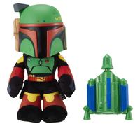 Star Wars Boba Fett Voice Cloner Interactive Plush Figure Rocket Launcher 30cm