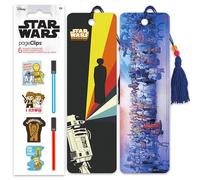 Star Wars Bookmark Set - Bundle with 8 Bookmarks & Page Clips Featuring Luke Skywalker, R2D2, Yoda, More | Star Wars School Supplies for Kids, Girls, Boys