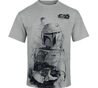 Star Wars Bounty Hunter T-Shirt mottled light grey S