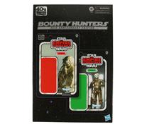 STAR WARS BOUNTY HUNTERS 40TH ANNIVERSARY 4-LOM & ZUCKUSS 6" FIGURES BOXED NEW