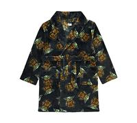 Star Wars Boys' Bathrobe, Black/Green, 7 UK