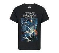 Star Wars Boys Black Death Star Short Sleeved T-Shirt - 3-4 Years