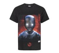 Star Wars Boys Black Rogue One Short Sleeved T-Shirt - 9-10 Years