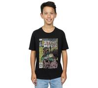 Star Wars Boys Boba Fett Comic T-Shirt 12-13 Years Black