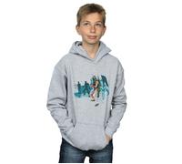 Star Wars Boy's Boba Fett Modern Hoodie in Grey | Size: 9 Years Star Wars Grey 9 Years