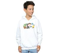 Star Wars Boy's Character Logo Hoodie in White | Size: 12-13 Years Star Wars White 12-13 Years
