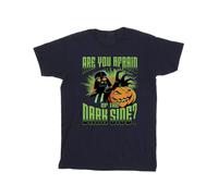 Star Wars Boy's Darth Vader Cotton T-Shirt in Navy | Size: 7-8 Years Star Wars Navy 7-8 Years