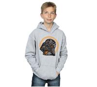 Star Wars Boy's Darth Vader Dia De Los Muertos Hoodie in Grey | Size: 12-13 Years Star Wars Grey 12-13 Years
