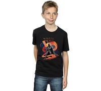 Star Wars Boys Darth Vader Swirling Fury T-Shirt Black 12-13 Years