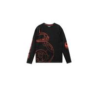 Star Wars Boy's Join the Resistance BB8 Long Sleeve Top in Grey | Size: 10-11 Years Star Wars Grey 10-11 Years