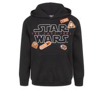 Star Wars Boy's Kids Hoodie (Black) in Black | Size: 5-6 Years Star Wars Black 5-6 Years