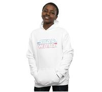 Star Wars Boy's Lightsaber Logo Hoodie in White | Size: 5-6 Years Star Wars White 5-6 Years
