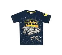 Star Wars Boys Millenium Falcon T-Shirt Age 8 to 9 Years Navy