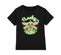 Star Wars Boy's St Patrick's Day Grogu Lucky Cute Unisex Kids T Shirt T-Shirt