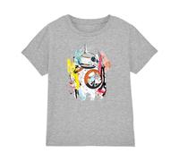 Star Wars Boy's Star Wars Bb8 Abstract Unisex Kids T Shirt T-Shirt (Pack of 1)