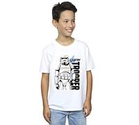 Star Wars Boys Storm Trooper T-Shirt White 7-8 Years