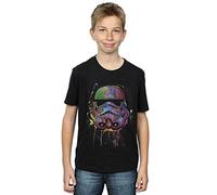 Star Wars Boys Stormtrooper Paint Splats T-Shirt 9-11 Years Black