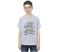 Star Wars Boy's The Dark Side T-Shirt in Grey | Size: 5-6 Years Star Wars Grey 5-6 Years