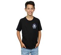 Star Wars Boys The Mandalorian Bounty Hunter Badge Breast Print T-Shirt Black 12-13 Years