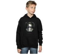 Star Wars Boys The Mandalorian Dark Helmet Hoodie Black 7-8 Years