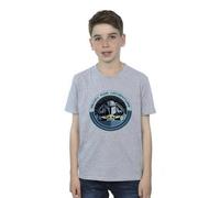 Star Wars Boy's The Mandalorian Grogu Ready For Adventure T-Shirt in Grey | Size: 5-6 Years Star Wars Grey 5-6 Years