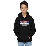 Star Wars Boys The Mandalorian Landscape Hoodie Black 12-13 Years