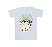 Star Wars Boys The Mandalorian Small But Mighty Grogu T-Shirt - White - White - 7-8 Years
