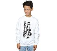 Star Wars Boys The Mandalorian Splat Stormtrooper Sweatshirt White 3-4 Years