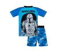 Star Wars Boy's The Mandalorian Swim Set in Blue | Size: 9-10 Years Star Wars Blue 9-10 Years
