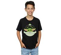 Star Wars Boys The Mandalorian The Child and Frog T-Shirt Black 7-8 Years