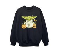 Star Wars Boy's Trick Or Treat Grogu Sweatshirt in Black | Size: 7-8 Years Star Wars Black 7-8 Years