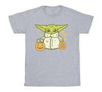 Star Wars Boy's Trick Or Treat Grogu T-Shirt in Grey | Size: 3-4 Years Star Wars Grey 3-4 Years