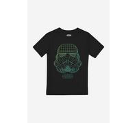 Star Wars Boy's Trooper Grid Boys T-Shirt Black | Size: 9-10 Years Star Wars Black 9-10 Years