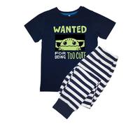 Star Wars Boy's Wanted Long Pyjama Set in Navy | Size: 4-5 Years Star Wars Navy 4-5 Years